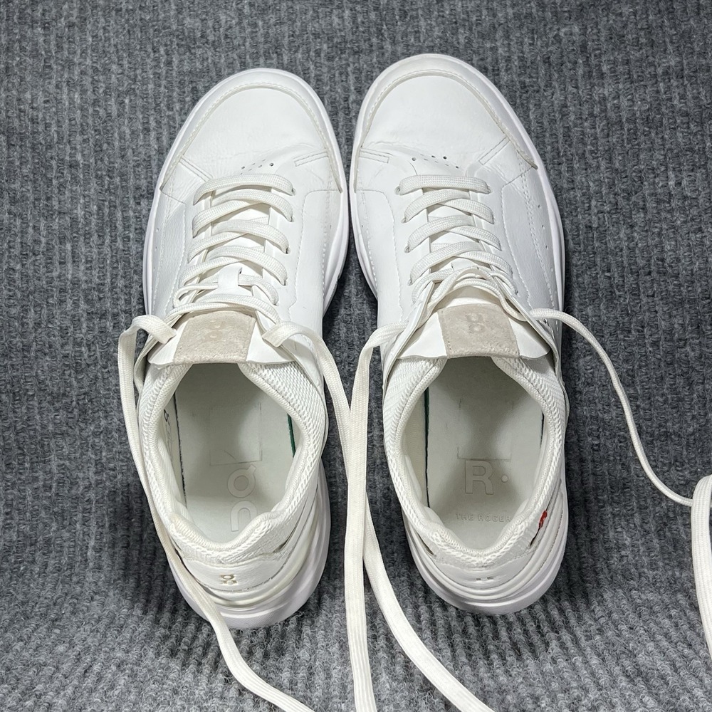 On The Roger Centre Court Women's Size 9 Neutral Arctic Pearl Tennis Shoes - Picture 11 of 12